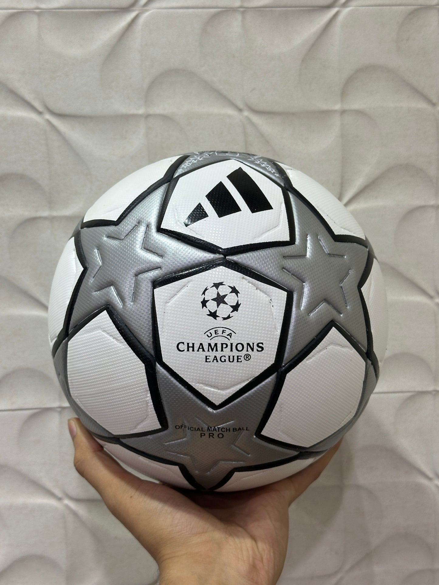 Adidas UEFA Champions League Pro Football - Silver