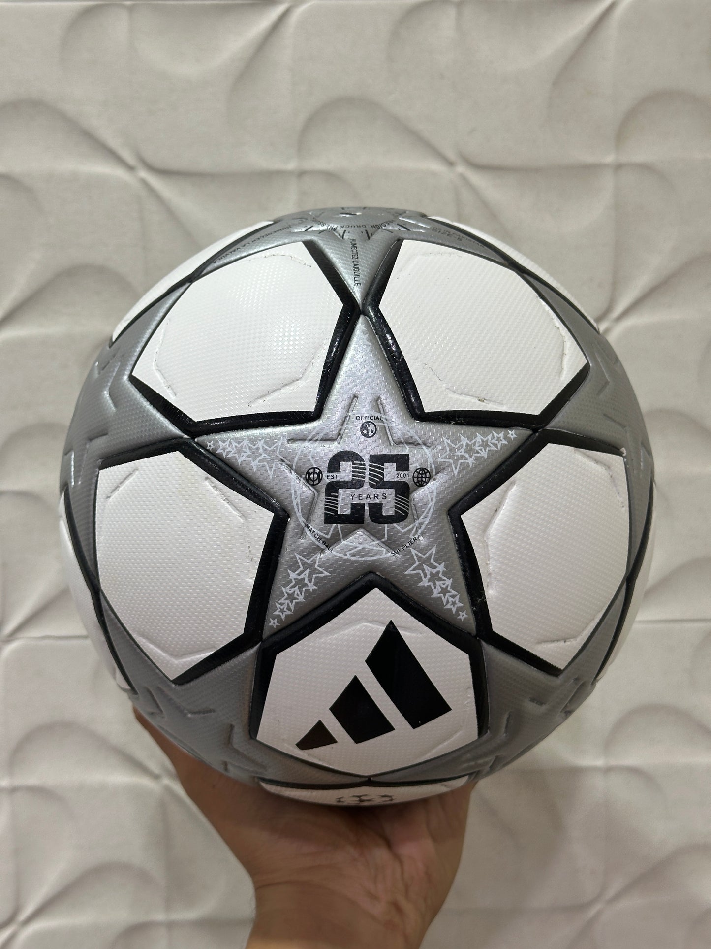 Adidas UEFA Champions League Pro Football - Silver