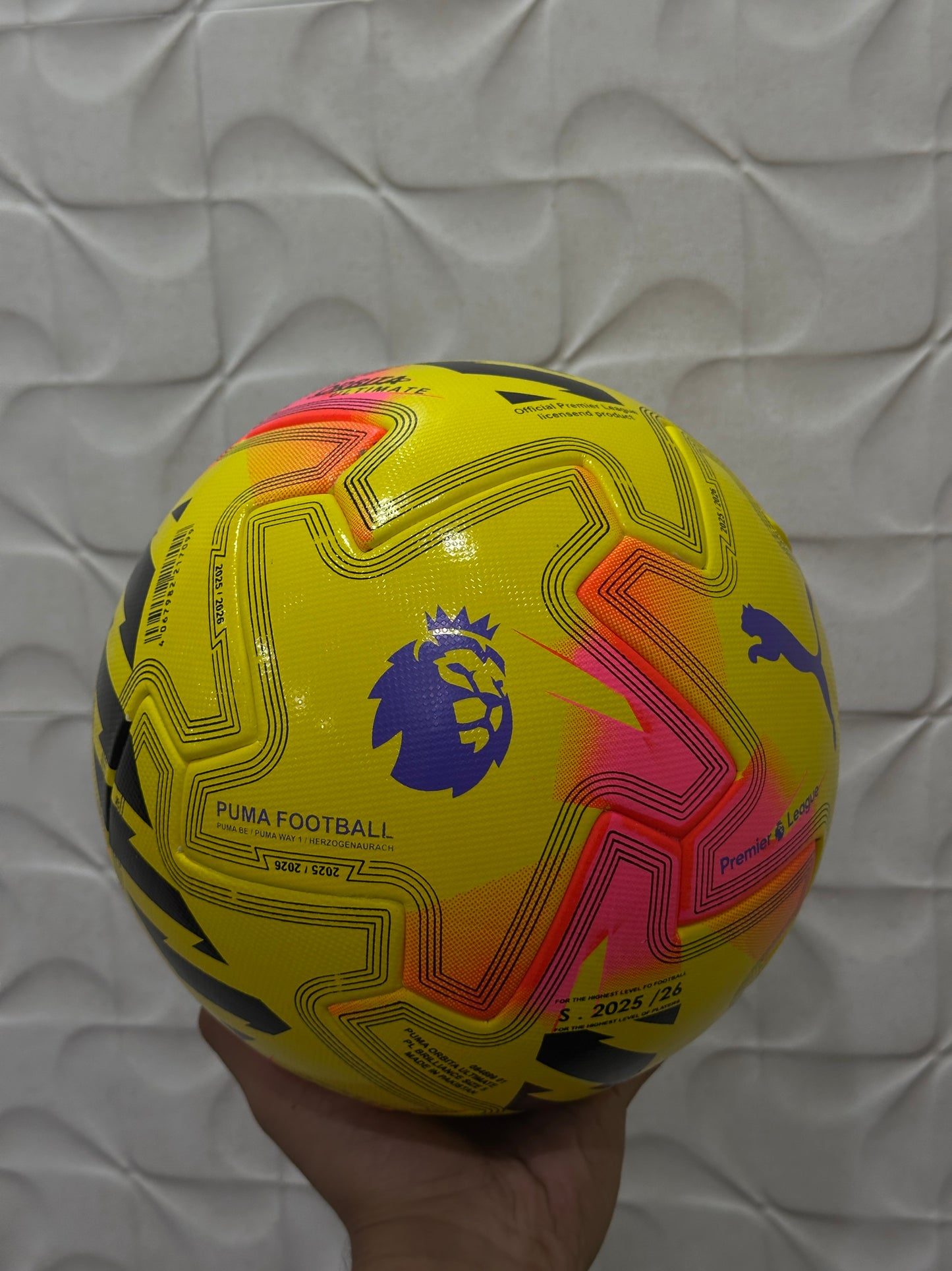 PUMA Orbita Premier League 2025/26 Official Match Ball - Lights Edition